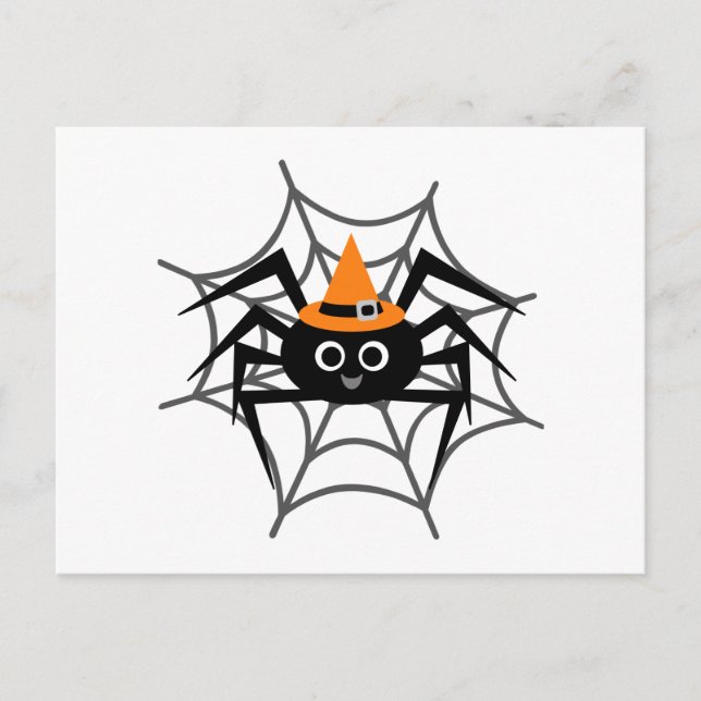 Halloween Spider in Web-Shirts und Geschenke Postkarte (Vorderseite)