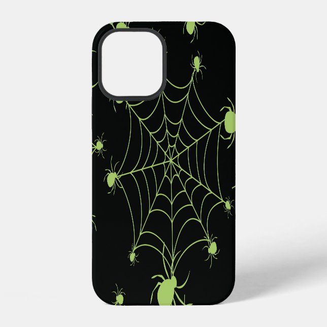 Halloween Spider Net Creative Pattern iPhone 12 Hülle (Rückseite)