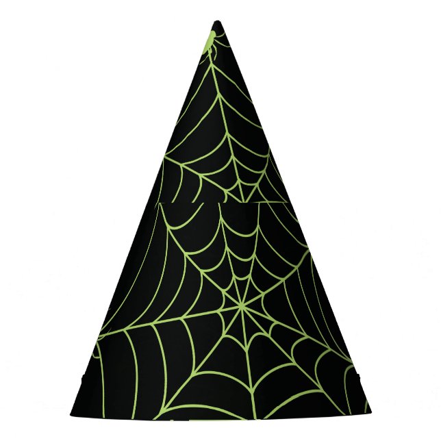 Halloween Spider Net Creative Pattern Partyhütchen (Vorderseite)