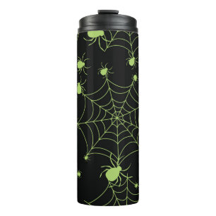 Halloween Spider Net Creative Pattern Thermosbecher