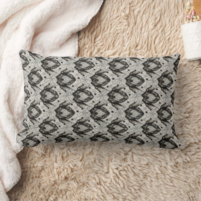 Halloween Spider Web Blanket - Nahtloses Gothic Lendenkissen (Decke)