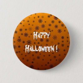 Halloween Spider Web Button