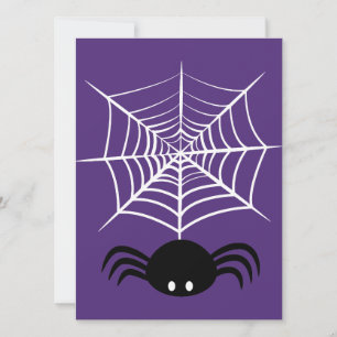 Halloween Spider Web Feiertagskarte