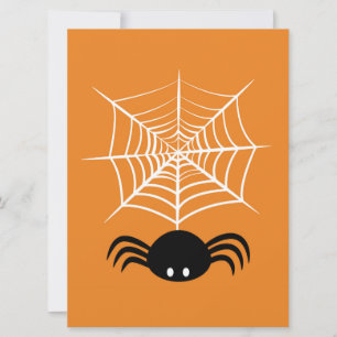 Halloween Spider Web Feiertagskarte