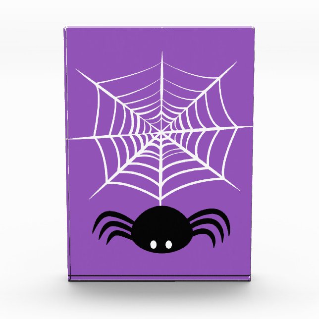Halloween Spider Web Fotoblock (Vorderseite)