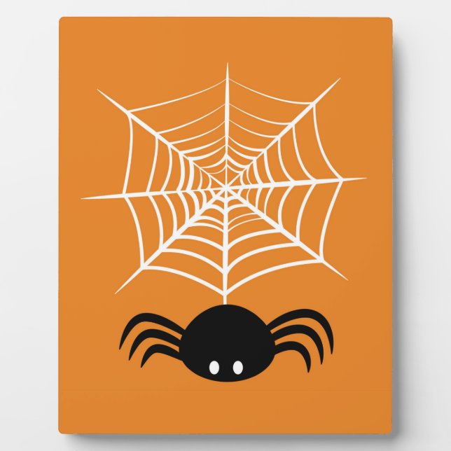 Halloween Spider Web Fotoplatte (Vorderseite)