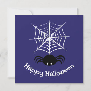 Halloween Spider Web Karte