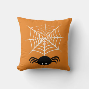 Halloween Spider Web Kissen
