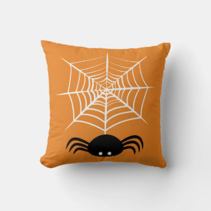 Halloween Spider Web Kissen