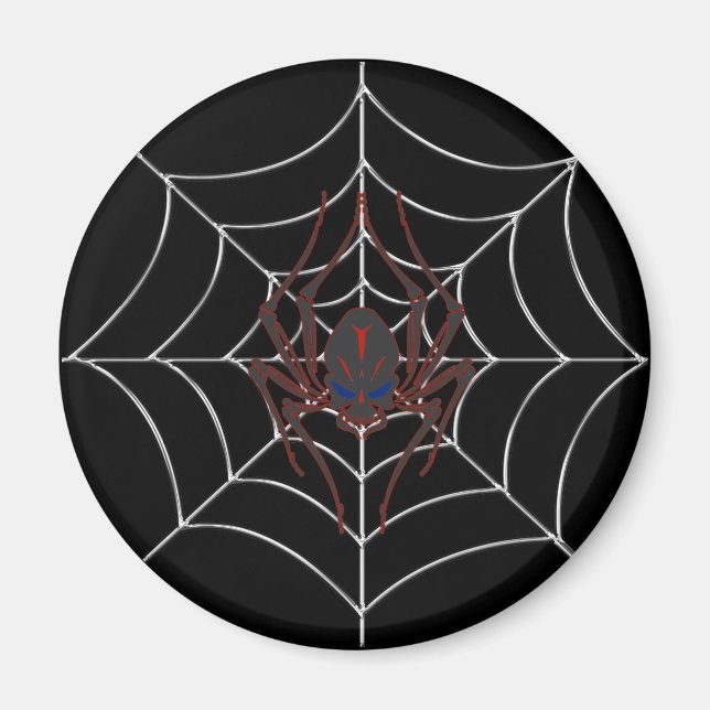 Halloween Spider Web Magnet (Vorne)