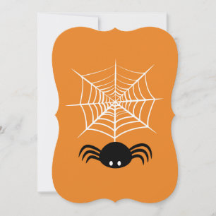 Halloween Spider Web Mitteilungskarte