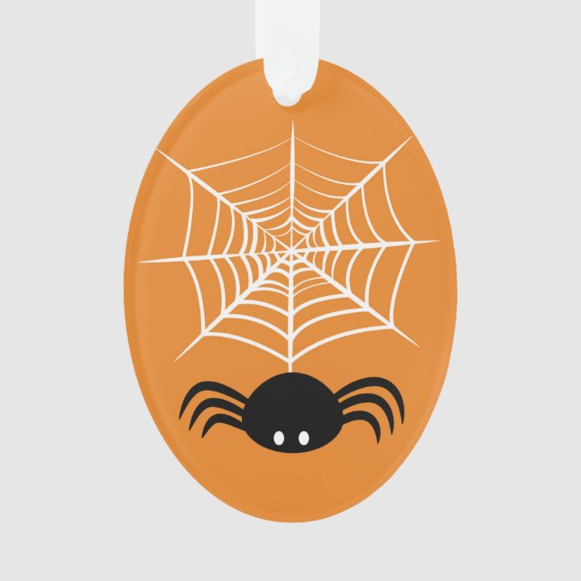 Halloween Spider Web Ornament (Vorderseite)