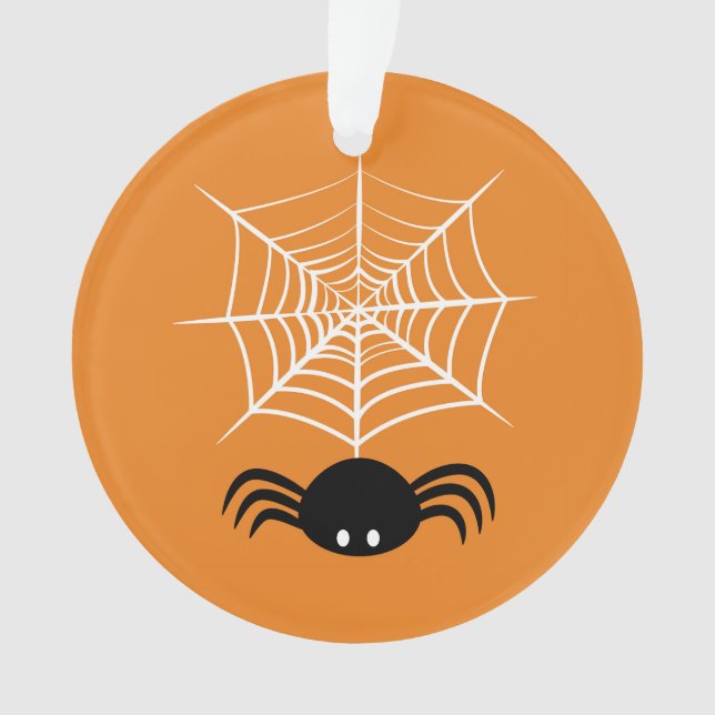 Halloween Spider Web Ornament (Vorderseite)