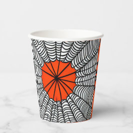 Halloween Spider Web Paper Cups Pappbecher