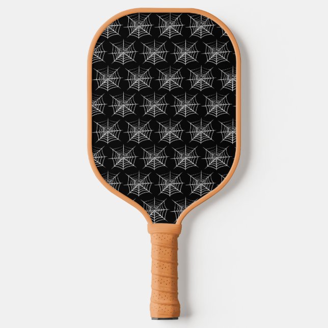 Halloween Spider Web Pickleball Schläger (Vorderseite)