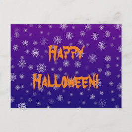 Halloween Spider Web Postkarte