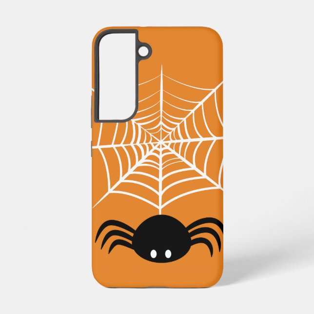 Halloween Spider Web Samsung Galaxy Hülle (Rückseite)