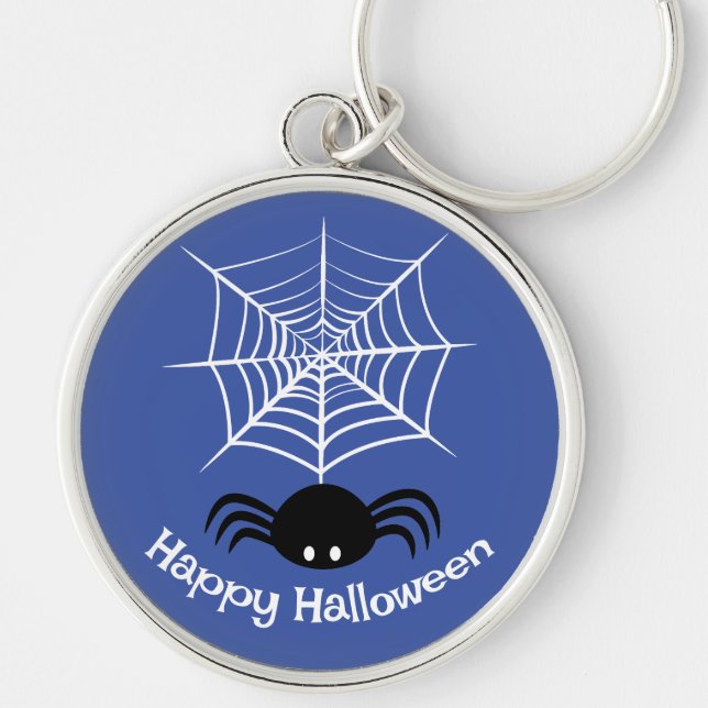 Halloween Spider Web Schlüsselanhänger (Vorne)
