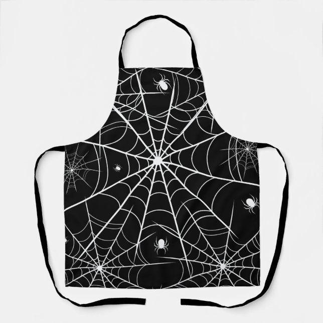 Halloween Spider Web Schürze (Vorderseite)