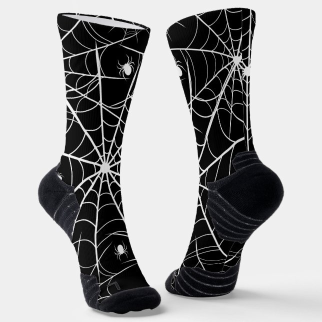 Halloween Spider Web Socken (Gewinkelt)