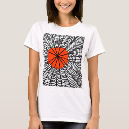 Halloween Spider Web T-Shirt