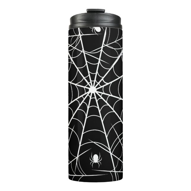 Halloween Spider Web Thermosbecher (Vorderseite)