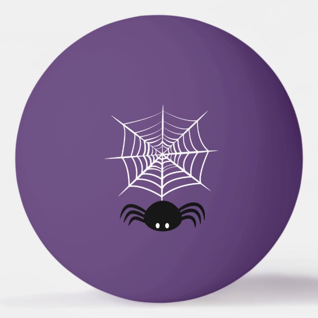 Halloween Spider Web Tischtennisball (Vorderseite)