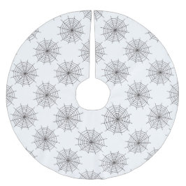 Halloween, Spider Web, Trick oder Treat, Boo Polyester Weihnachtsbaumdecke