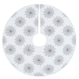 Halloween, Spider Web, Trick oder Treat, Boo Polyester Weihnachtsbaumdecke
