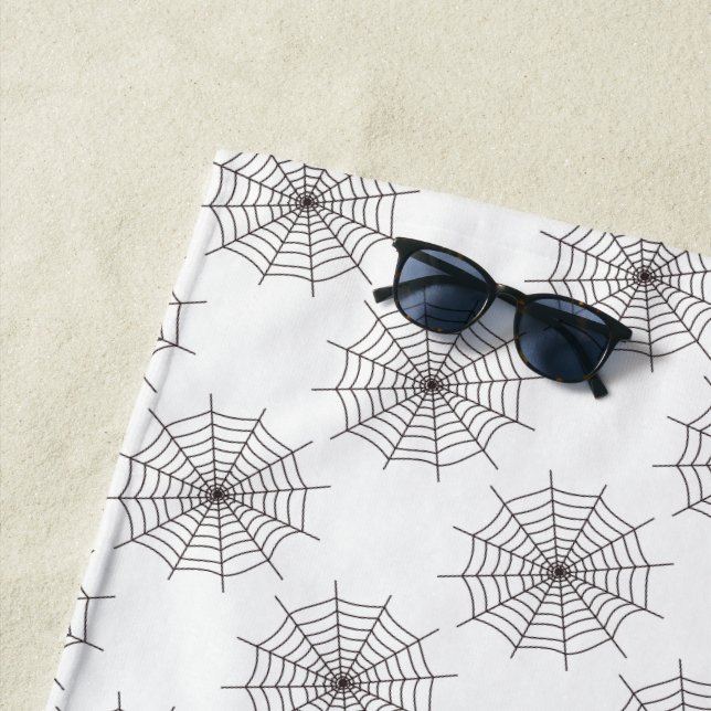 Halloween, Spider Web, Trick oder Treat, Boo Strandtuch (Beispiel)