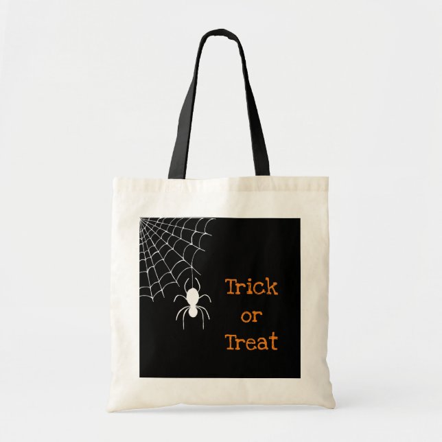 Halloween Spider Web Trick oder Treat Tragetasche (Vorne)