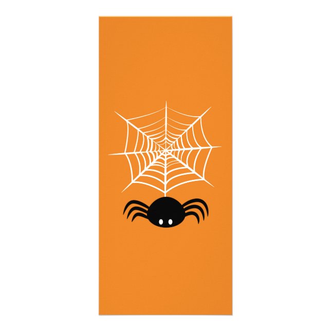 Halloween Spider Web Werbekarte (Vorne)