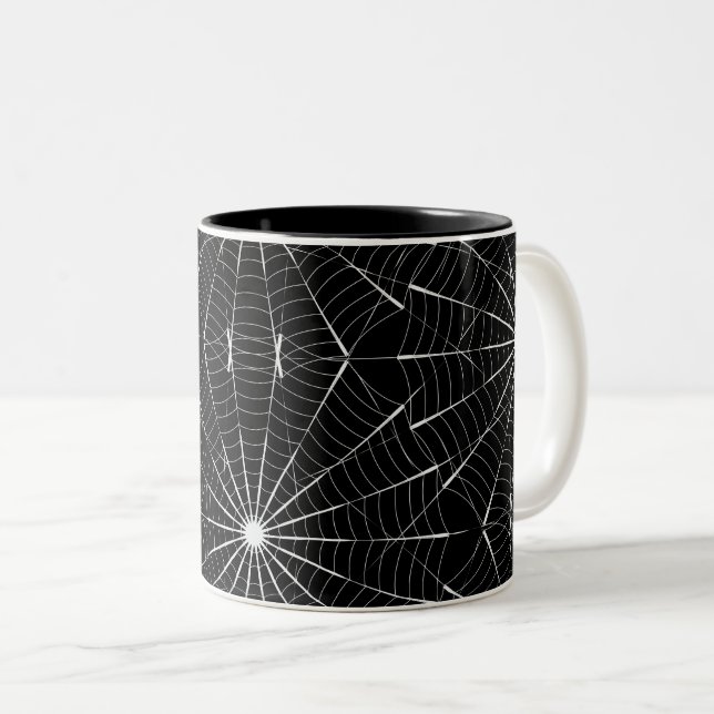 Halloween Spider Webs Coffee Mug (Devant droit)