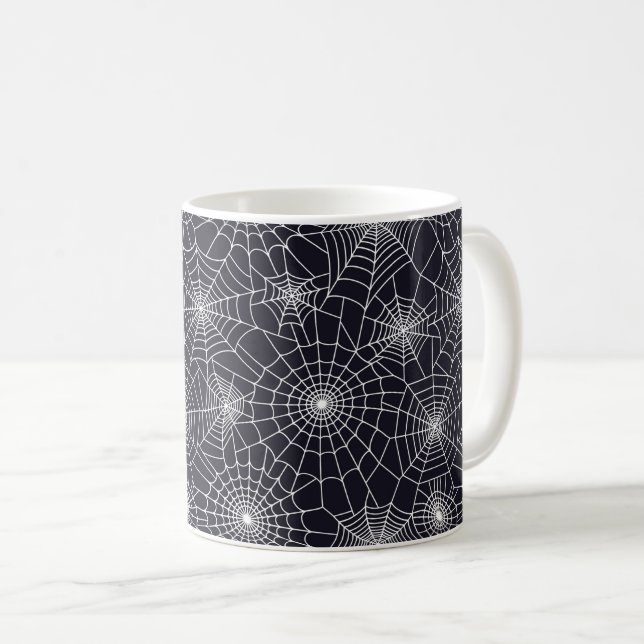 Halloween Spider Webs Coffee Mug (Devant droit)