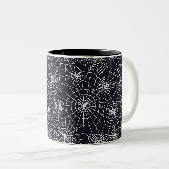 Halloween Spider Webs Coffee Tasse (VorderseiteRechts)