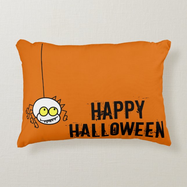 Halloween Spider Zierkissen (Vorderseite)