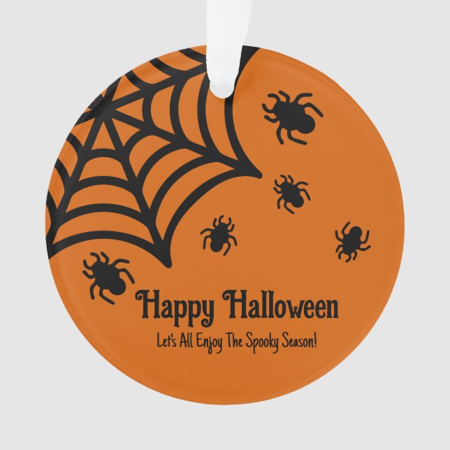 Halloween Spiderweb personnalisé (devant)