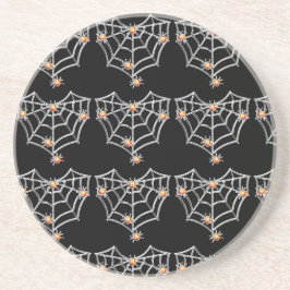 Halloween Spiderweb Untersetzer (schwarz)