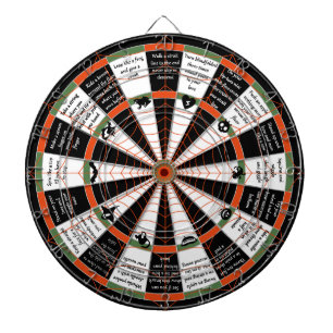 Halloween-Spiele - Halloween-Party-Spiel-Tätigkei Dartscheibe