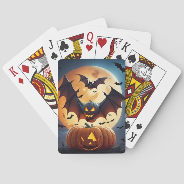 Halloween-Spielkarte Spielkarten (Rückseite)