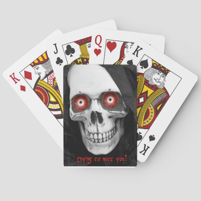 Halloween-Spielkarten Spielkarten (Rückseite)