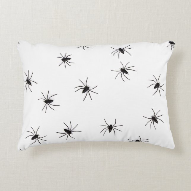 Halloween-Spinne Zierkissen (Vorderseite)