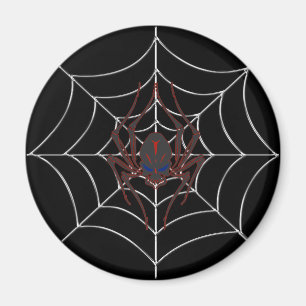 Halloween-Spinnen-Netz Magnet