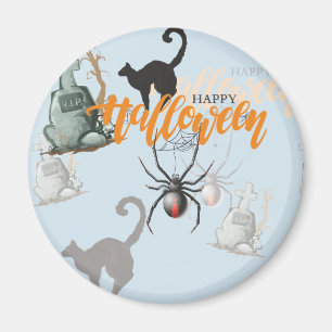Halloween-Spinnengrab Magnet