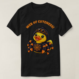 Halloween-Spinnengummiente Web der Niedlichkeit T-Shirt