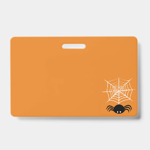 Halloween Spinnennetz Ausweis