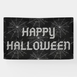 Halloween Spinnennetz Banner