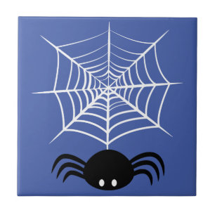 Halloween Spinnennetz Fliese
