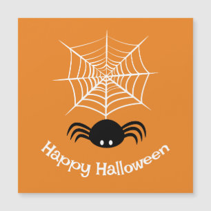 Halloween Spinnennetz  Magnetkarte