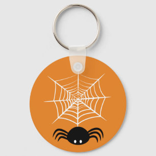 Halloween Spinnennetz  Schlüsselanhänger